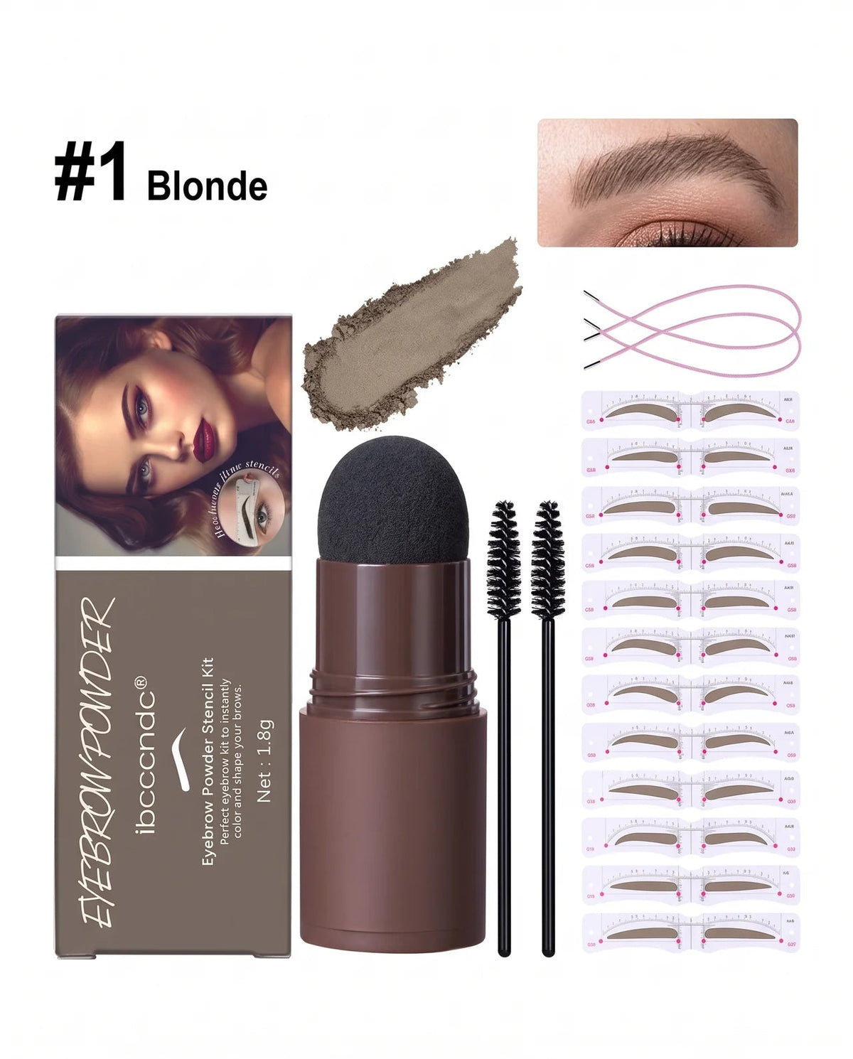 BrowEye™ Brow Stamp Stencil Kit