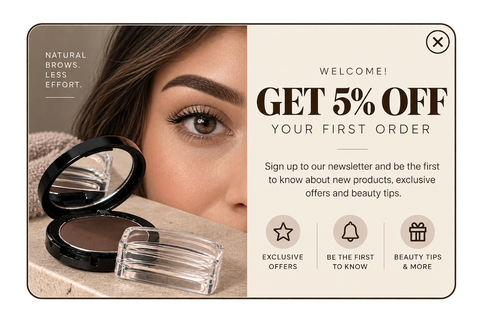 Get 5% off your first order