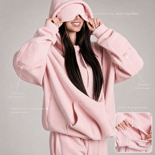 Nuvellie™ Mode Travel Hoodie